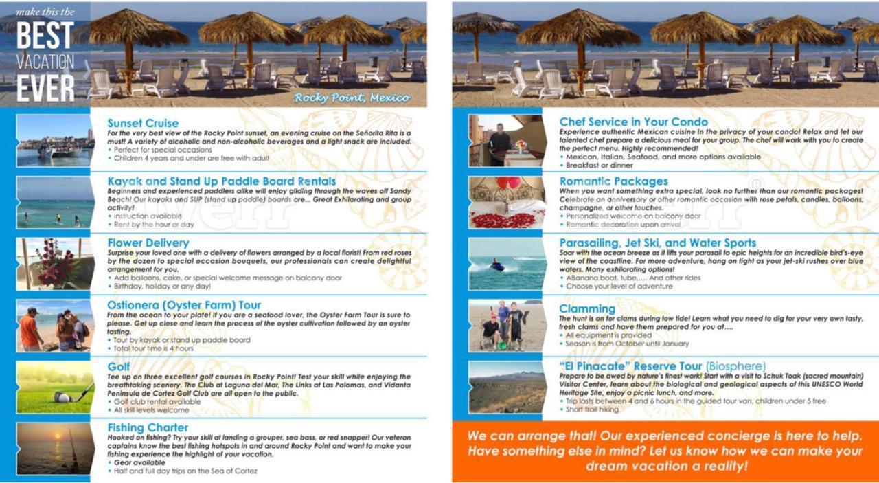 Puerto Peñasco Sonoran Sea Resort Beachfront Condo E203 المظهر الخارجي الصورة